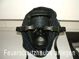 Feuerschutzhauben-Masken-Kombination
